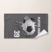Torn Soccer Bath Towel Set Bad Handdoek (Handdoek)