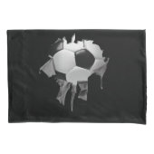 Torn Soccer Dark Pillowcase Kussensloop (Voorkant)