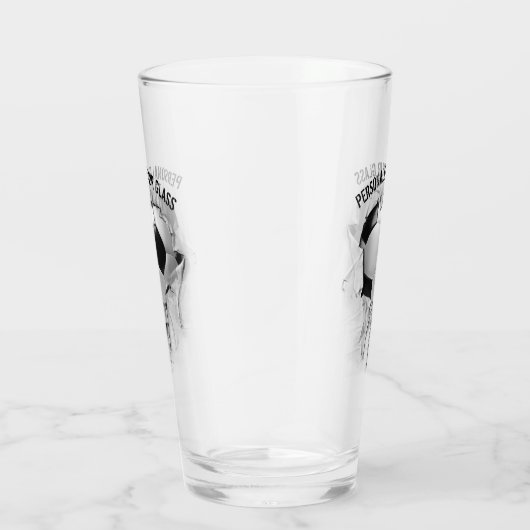 Torn Soccer (gepersonaliseerd) Glas (Rechts)