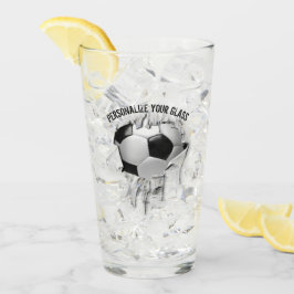 Torn Soccer (gepersonaliseerd) Glas