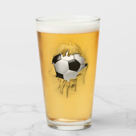 Torn Soccer Glas (Voorkant gevuld)