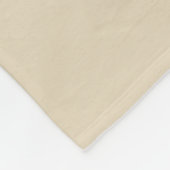 Torn Soccer Personalized White Fleece Blanket Deken (Hoek)