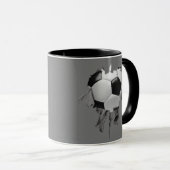 Torn Soccer Ringer Mok (Voorkant rechts)