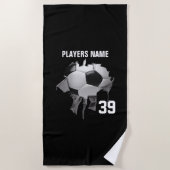 Torn Soccer Strandlaken (Voorkant)