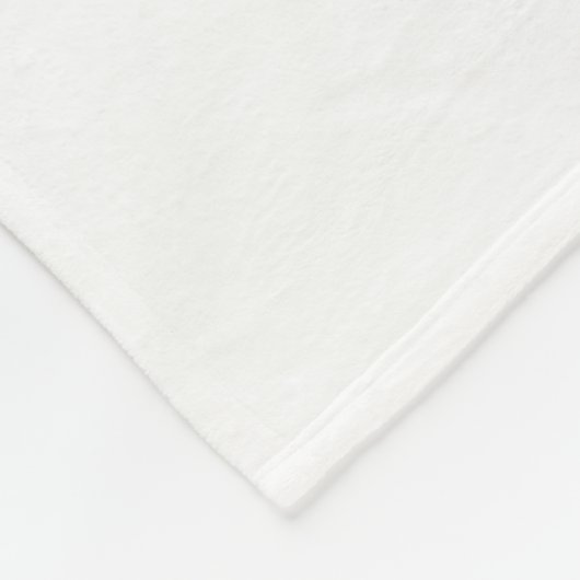 Torn Soccer White Fleece Blanket (Hoek)