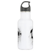 Torn Soccer White Water Bottle Waterfles (Voorkant)