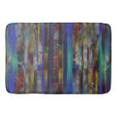 Torn strepen van digitale gekleurde texturen badmat (Voorkant)