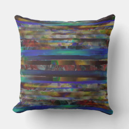 Torn strepen van digitale gekleurde texturen kussen