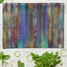 Torn strepen van digitale gekleurde texturen