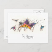 Torn Sunset Briefkaart (Voorkant / Achterkant)