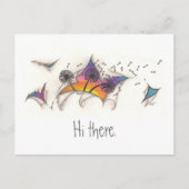 Torn Sunset Briefkaart (Voorkant)