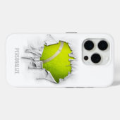 Torn Tennis Case-Mate iPhone Case (Achterkant (horizontaal))
