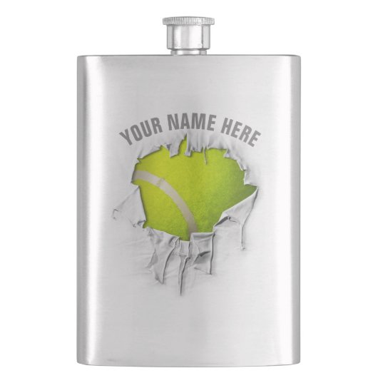 Torn Tennis Flask Flacon (Voorkant)
