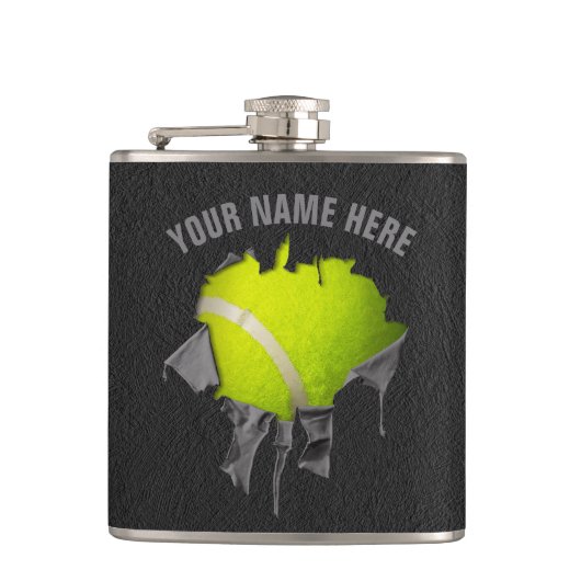 Torn Tennis Flask Heupfles (Voorkant)