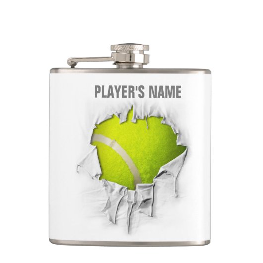Torn Tennis Flask Heupfles (Voorkant)
