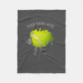 Torn Tennis Fleece Blanket (Voorkant)