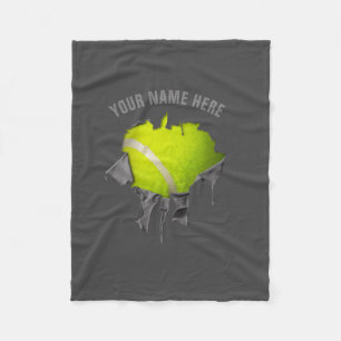 Torn Tennis Fleece Blanket Deken