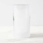 Torn Tennis Frosted Glass Beer Mok (Center)