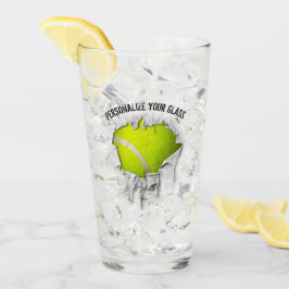 Torn Tennis (gepersonaliseerd) Glas