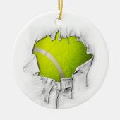 Torn Tennis-keramisch Ornament (Voorkant)