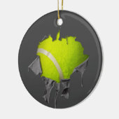 Torn Tennis-keramisch Ornament (Links)