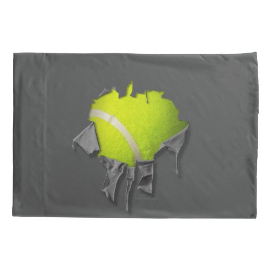 Torn Tennis Pillow Hoesje Kussensloop (Achterkant)