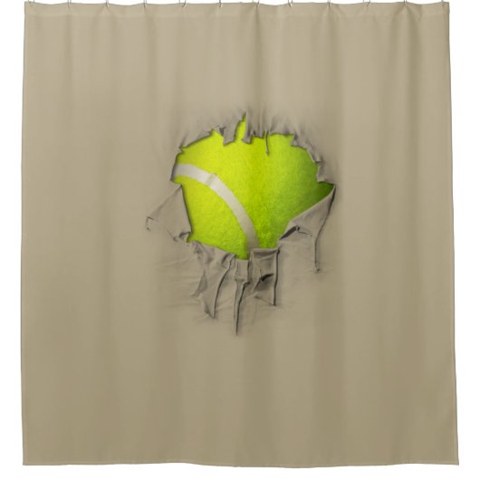 Torn Tennis Shower Curtain Douchegordijn (Voorkant)