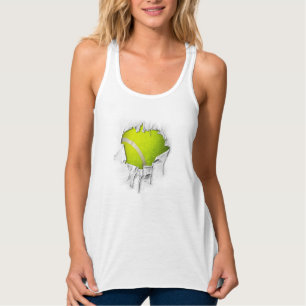 Torn Tennis Sports Bra Tanktop