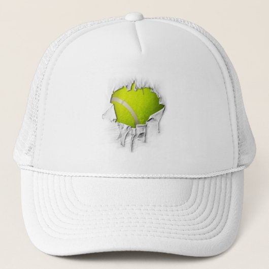 Torn Tennis Trucker Hat Trucker Pet (Voorkant)