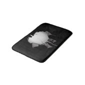 Torn Volleyball Black Bath Mat (Gekanteld)