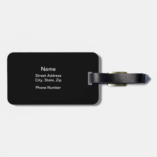 Torn Volleyball (gepersonaliseerd) Bagagelabel (Achterkant horizontaal)