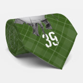 Torn Volleyball (gepersonaliseerde Stropdas) Stropdas (Opgerold)