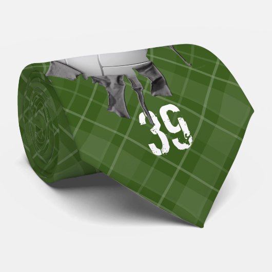 Torn Volleyball (gepersonaliseerde Stropdas) Stropdas (Opgerold)