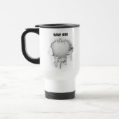 Torn Volleyball Travel Mug Reisbeker (Links)