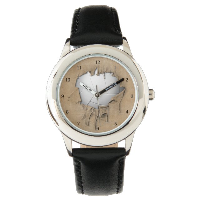 Torn Volleyball Watch Horloge (Voorkant)
