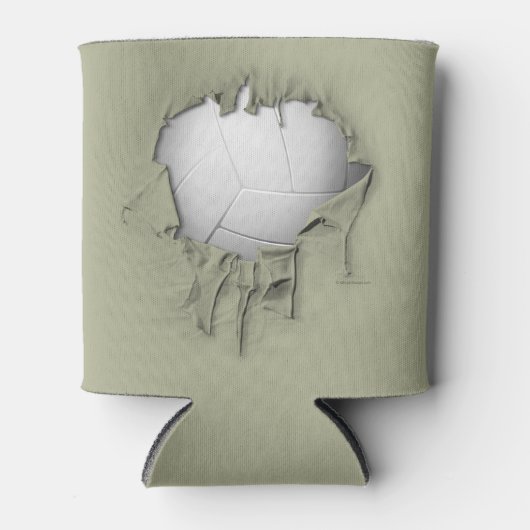 Torn Volleyball White Koelbox Blikjeskoeler (Voorkant)