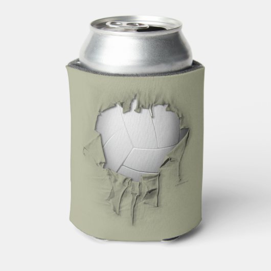 Torn Volleyball White Koelbox Blikjeskoeler (Blikje Achterkant)