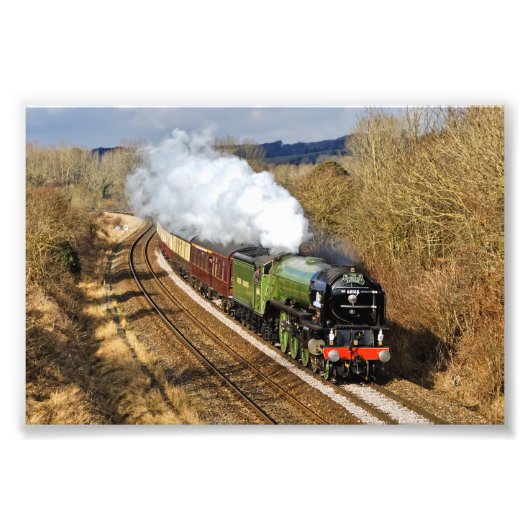 Tornado 60163 Stoomlocomotief Foto Afdruk (Voorkant)