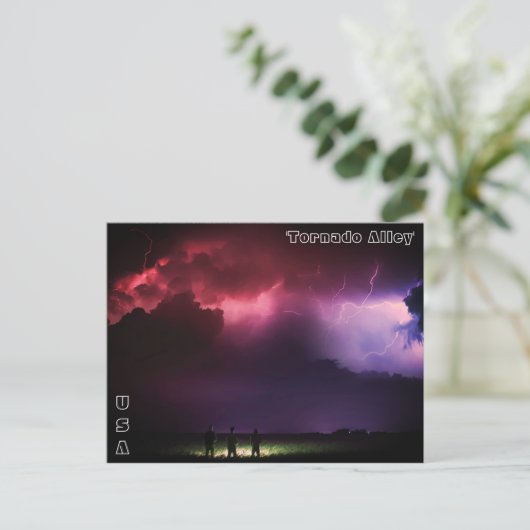 Tornado Alley! Briefkaart (Staand voorkant)
