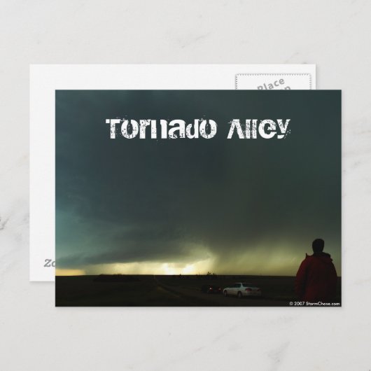 Tornado Alley Post Card Briefkaart (Voorkant / Achterkant)