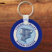 Tornado Alley Storm Chaser Sleutelhanger (Voorkant)