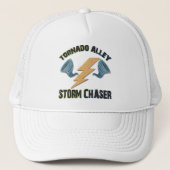 Tornado Alley Storm Chaser Trucker Pet (Voorkant)
