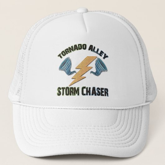 Tornado Alley Storm Chaser Trucker Pet (Voorkant)