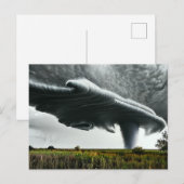 Tornado Art Briefkaart (Voorkant / Achterkant)