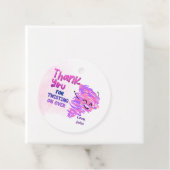 Tornado bedankt bedankjes labels (In situ)