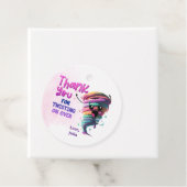 Tornado bedankt bedankjes labels (In situ)