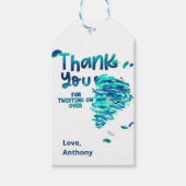 Tornado bedankt cadeaulabel (Voorkant)