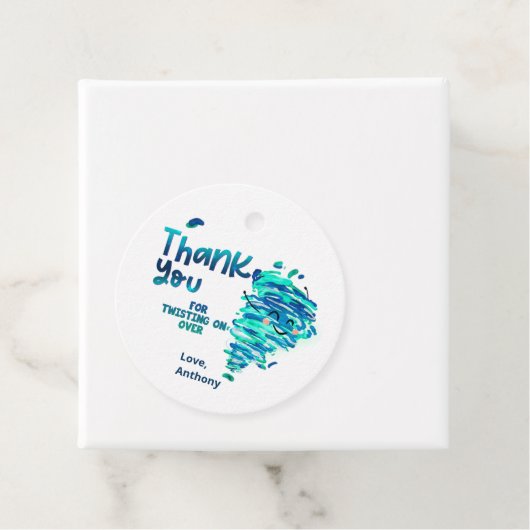 Tornado Bedankt label (In situ)