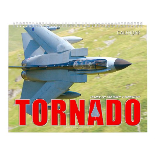 TORNADO Bedankt voor de MACH 2 memories! Kalender (Hoes)