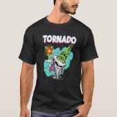 Tornado Beer Drinking Tornado Rotation Beer Funny  T-shirt (Voorkant)